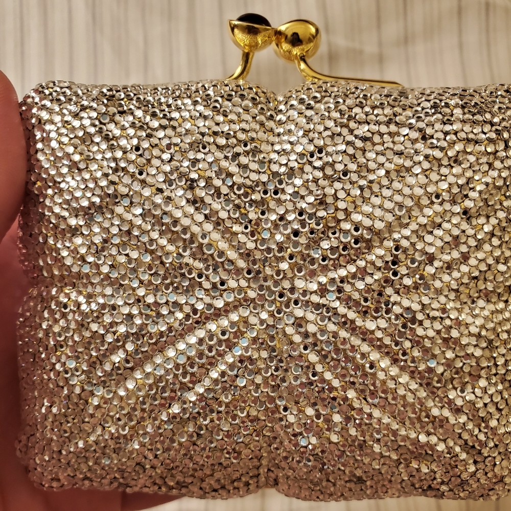 Judith Leiber crystal minaudiere